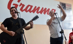 Buena Fe, Actividad en el Linotipo; por el Aniversario 55 del Periodico Granma