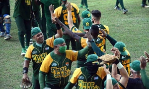 Pinar del Río, uno de los históricos, de los cuatro grandes, ya está en el escenario de la disputa de las medallas. 
Foto: acn