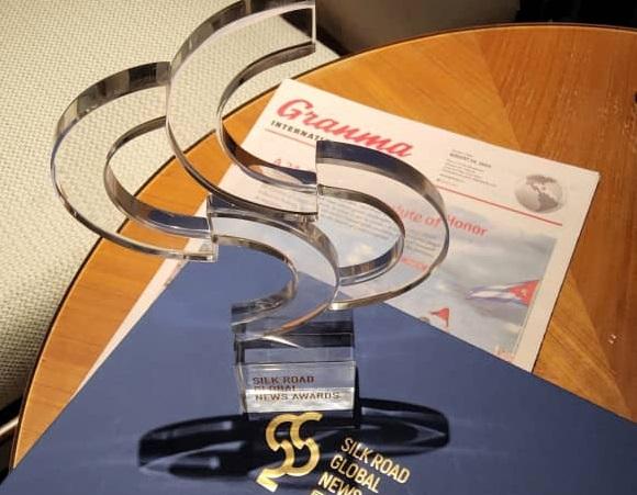 El periódico Granma gana Premio de la Ruta de la Seda a la Comunicación Internacional