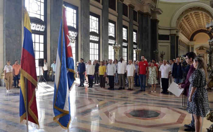 Desde el Capitolio Nacional, también el respaldo a Venezuela