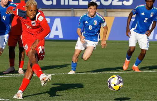 Cuba empató con Italia al fútbol