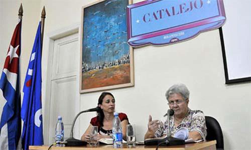 Gladys Bejerano en el espacio Catalejo. / 