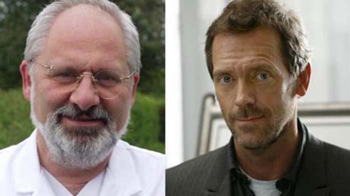 El doctor Jürgen Schaefer (izquierda) es fanático de la serie
“Dr. House”. /