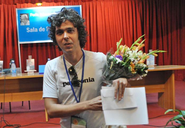 El joven narrador Abel Fernández-Larrea. / Foto: