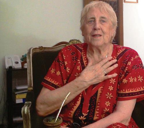 Stella Caloni, prestigiosa intelectual argentina.