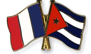 Cuba Francia Banderas