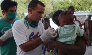 Personal médico cubano en Haití