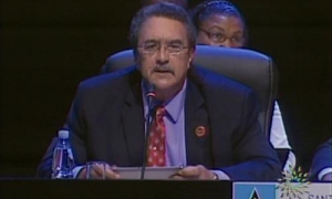 Kenny Anthony, primer ministro de Santa Lucía