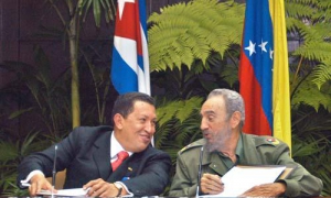  Fidel Castro y Hugo Chavez