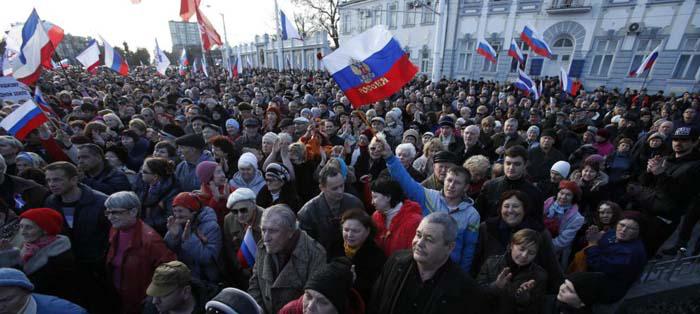manifestaciones en crimea