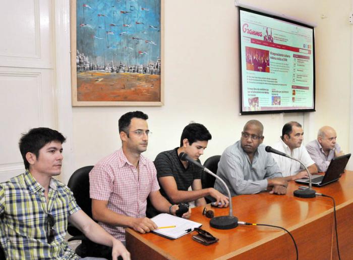 Presentación de la Pagina Web del Diario Granma.