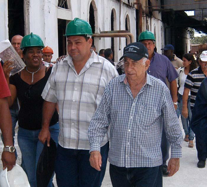 José Ramón Machado Ventura junto a Félix Duarte