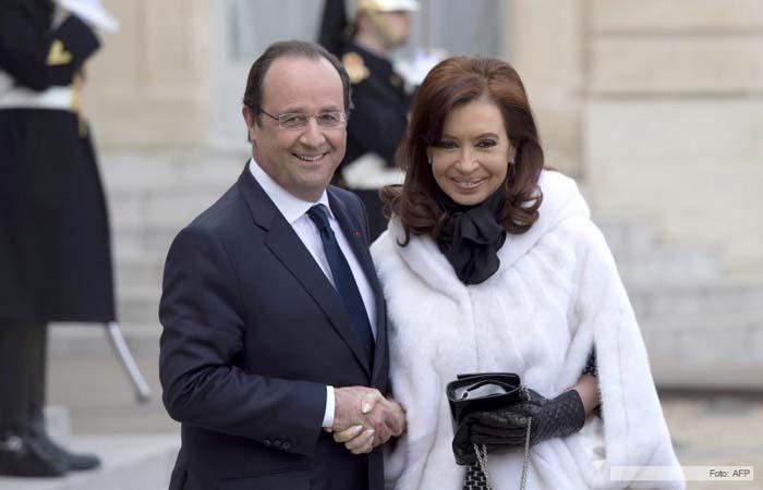 Cristina y Presidente Fránces