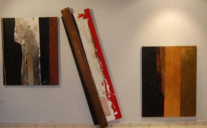 Obras de la exposición No perder la tabla.
