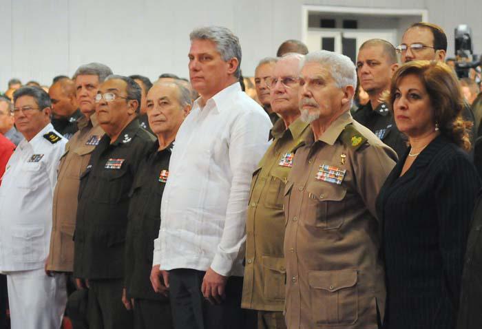 acto por el aniversario 55 de los organos de la seguridad del estado