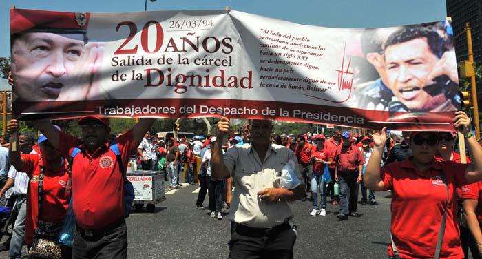 Hugo Chavez salida cárcel