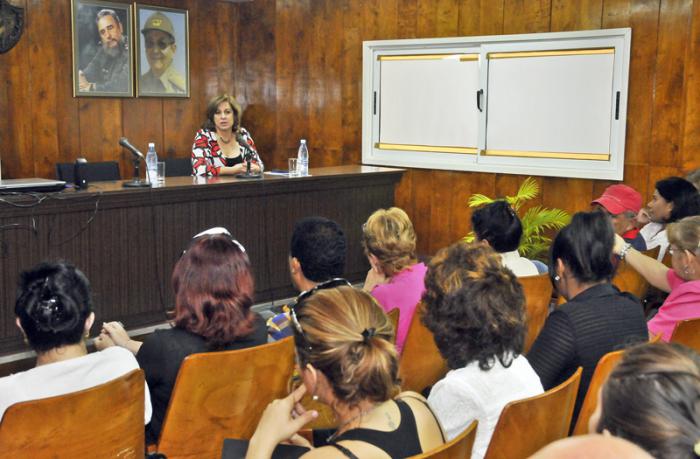 La ministra de Justicia, María Esther Reus González