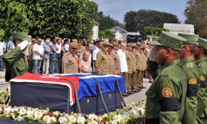 Entierro del General de División Enrique Carreras Rolás.
