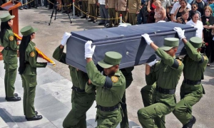 Entierro del General de División Enrique Carreras Rolás.