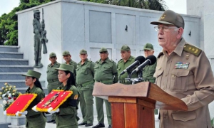 Entierro del General de División Enrique Carreras Rolás.