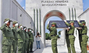 Entierro del General de División Enrique Carreras Rolás.