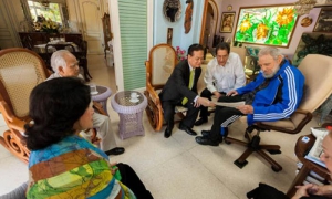 Fidel Castro y Nguyen Tan Dung