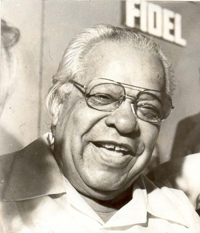 Nicolas Guillen.
Foto: Pedro Beruvides 06/12/1982
Nigu0054