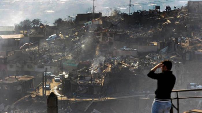Incendio en Valparaíso