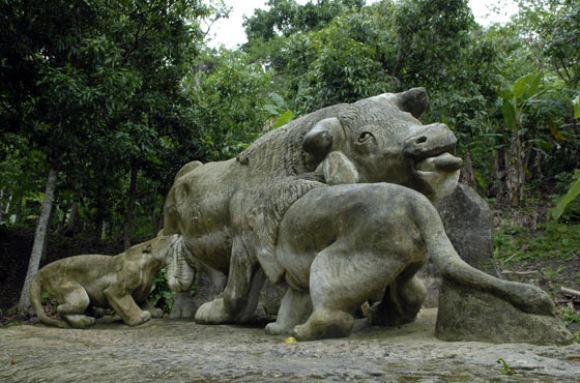 zoológico de piedra