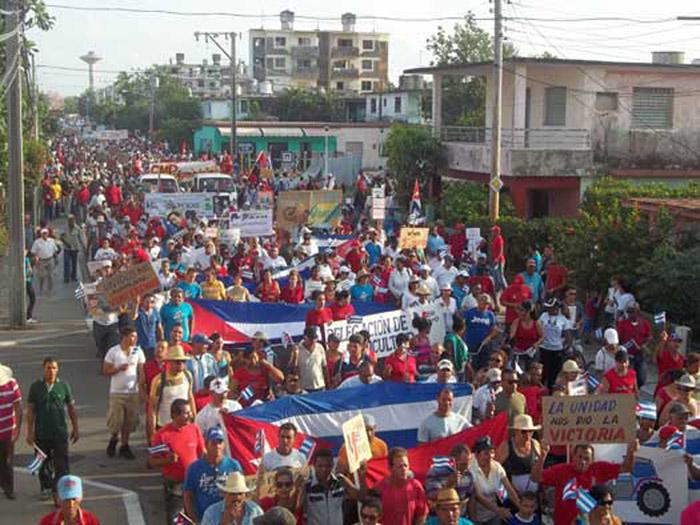 Primero de Mayo en la Isla Juv