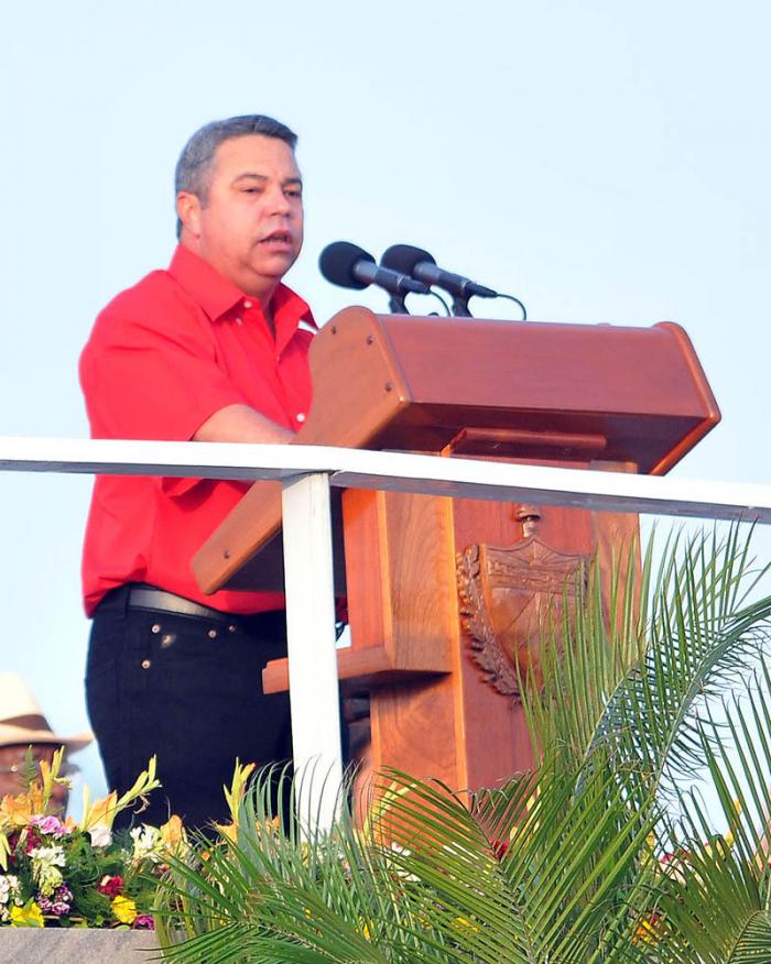 Desfile por el 1ro. de Mayo 2014, Plaza de la Revolución.