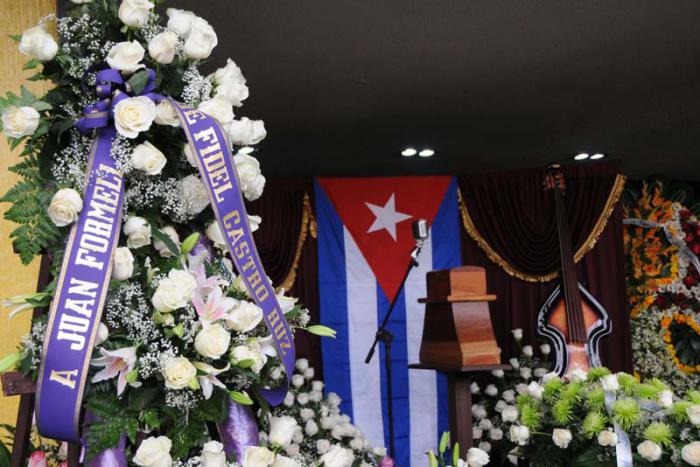 LA HABANA-EL PUEBLO DE CUBA RINDE TRIBUTO A JUAN FORMELL