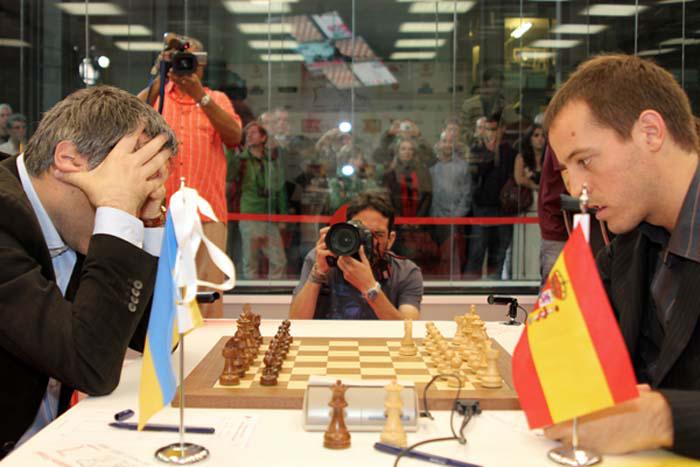 Vallejo (2,5) salió del sótano con su sonrisa ante Ivanchuk.