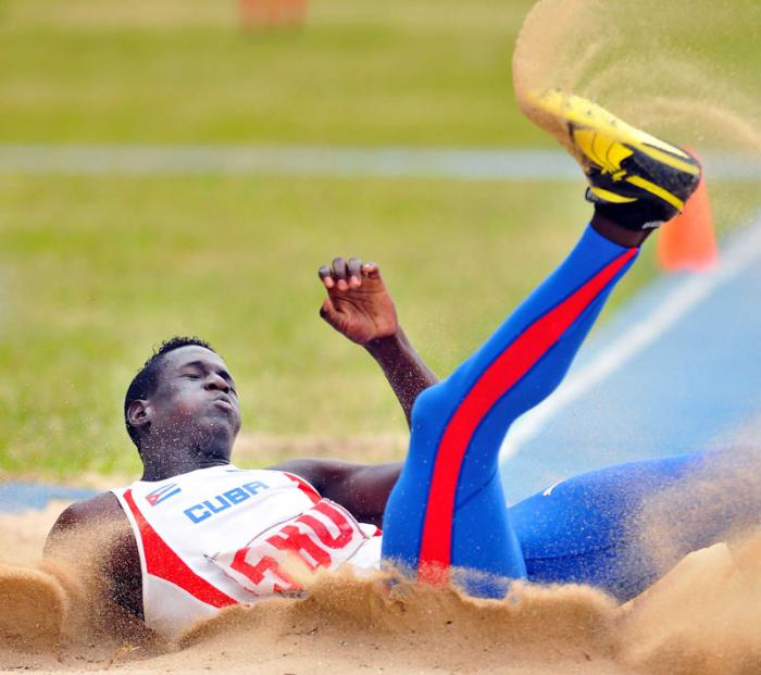 Copa cuba de atletismo 3ple salto Pedro Rodriguez