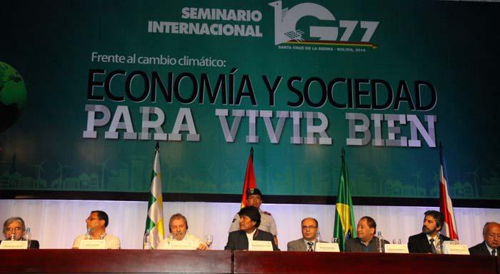 Momento del Seminario sobre Cambio Climático