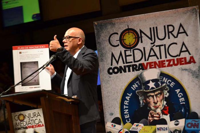 Jorge Rodríguez en su intervención. FOTO. NOTICIAS 24