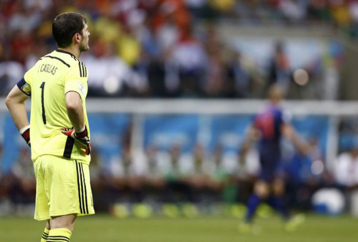 Iker Casillas, España vs Holanda