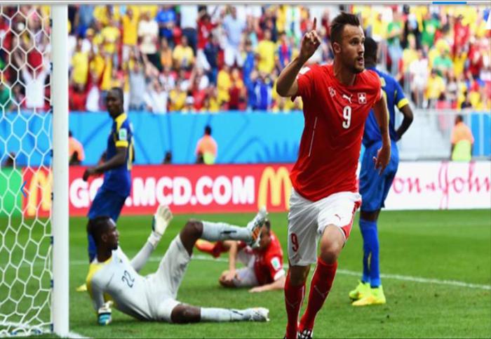 Partido Suiza vs Ecuador