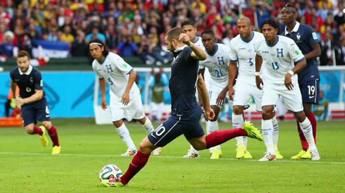 Partido Francia vs Honduras