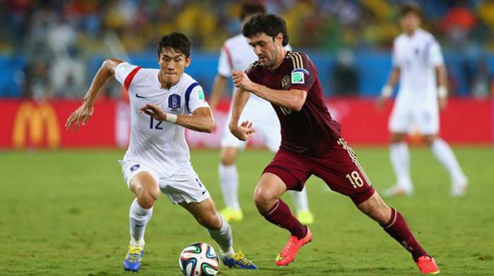 Partido Rusia vs Sudcorea