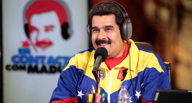El mandatario presidió su programa En Contacto con Maduro desde Los Magallanes de Catia en Caracas. FOTO: AVN