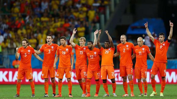 PARTIDO COSTA RICA VS HOLANDA