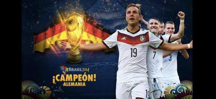 Alemania Campeon Mudial de utbol Brasil 2014 
Alemania-Argentina