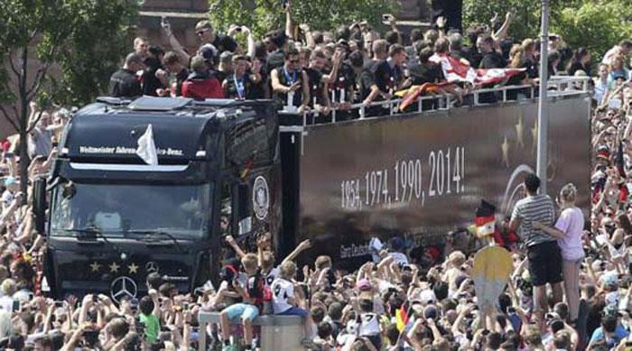 recibimiento Alemania