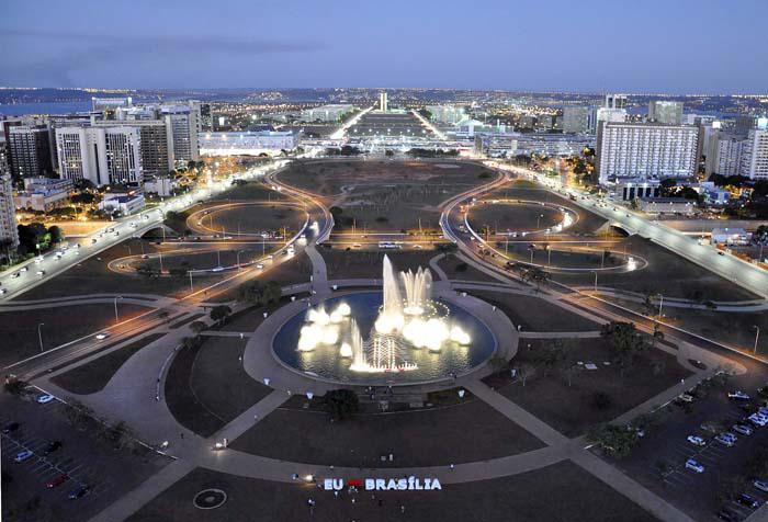 Brasilia es una ciudad majestuosa.