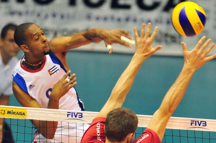 Liga Mundial 2013 Cuba vs Rusia ganan los rusos 3 set x 0