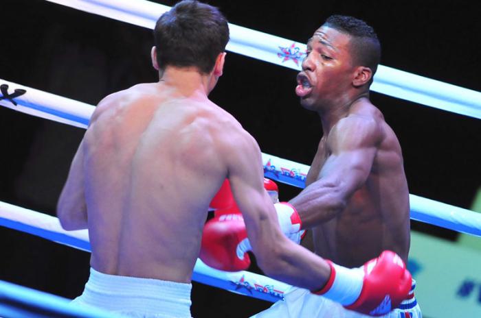 Liga mundial de Boxeo 3ra vuelta cuba vs Luis Oliva vs Radjab Butaev 64 KG