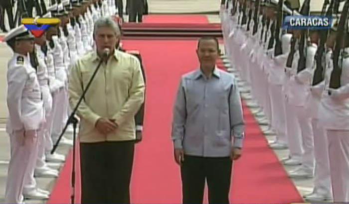 diaz-canel en venezuela