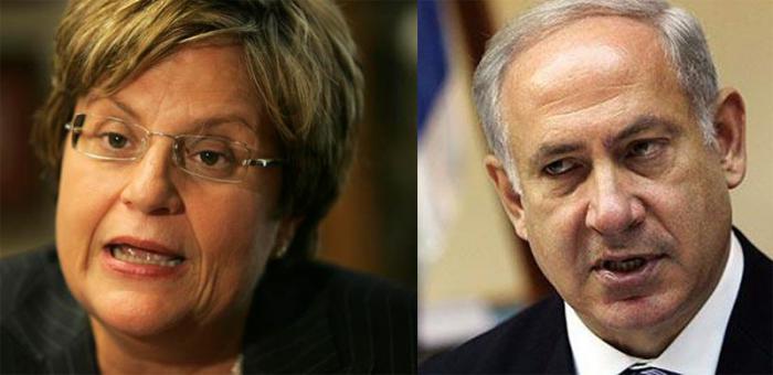 Ileana Ros-Lehtinen (izquierda) es una incondicional del primer ministro sionista Benjamín Netanyahu (derecha), quien tiene en su historial varios genocidios contra el pueblo palestino como el ejecutado ahora denominado Borde Protector contra una virtualmente indefensa Franja de Gaza.