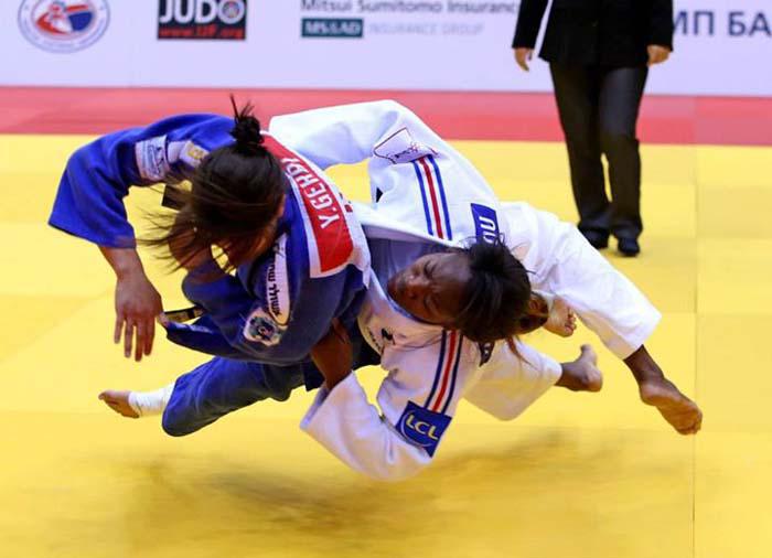 La francesa Agbegnenou destronó a la israelí Gerbi en los 63 kg. 